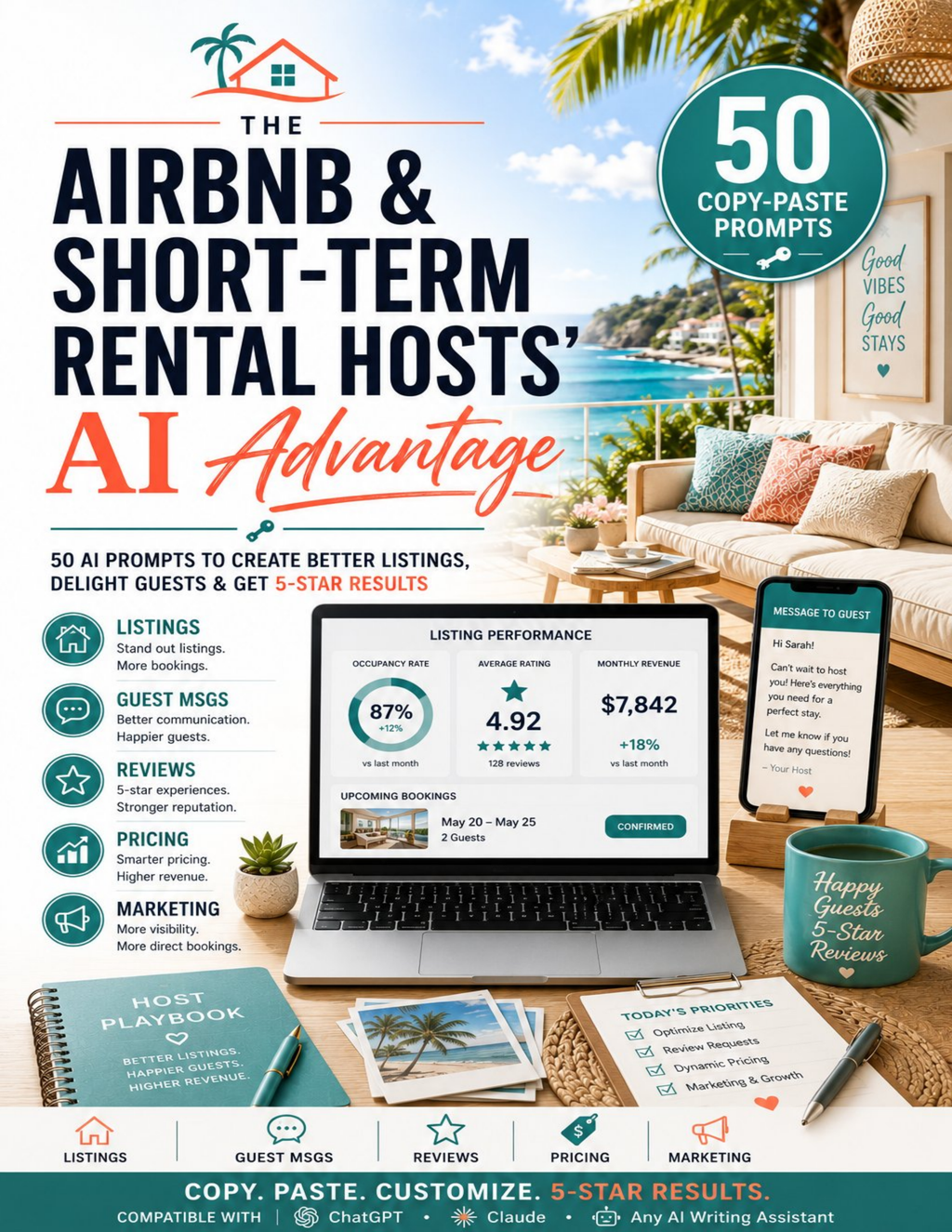 The Airbnb & Short-Term Rental Hosts' AI Advantage