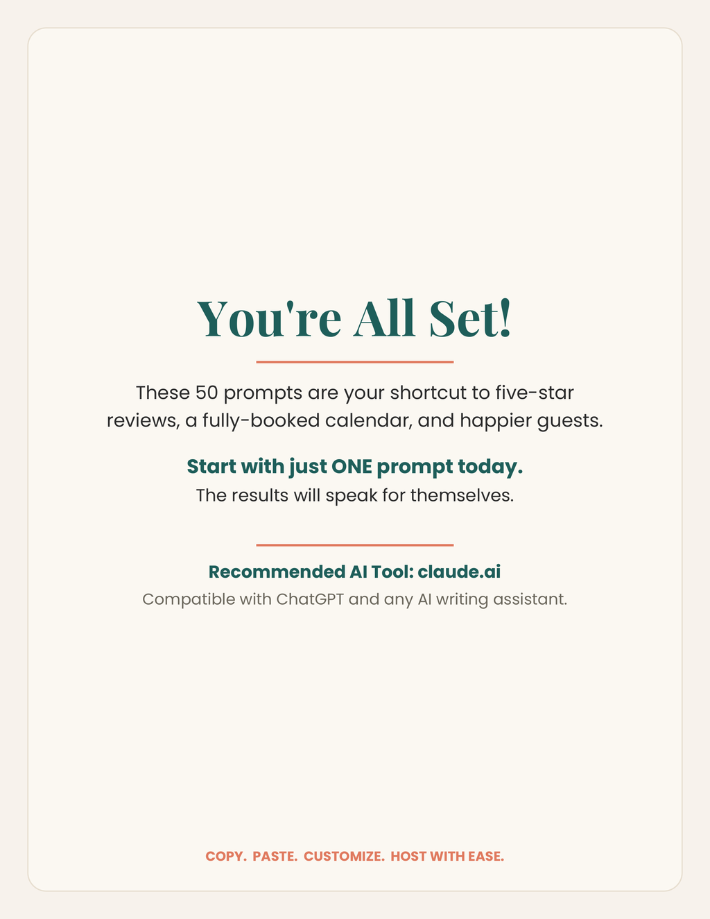 The Airbnb & Short-Term Rental Hosts' AI Advantage