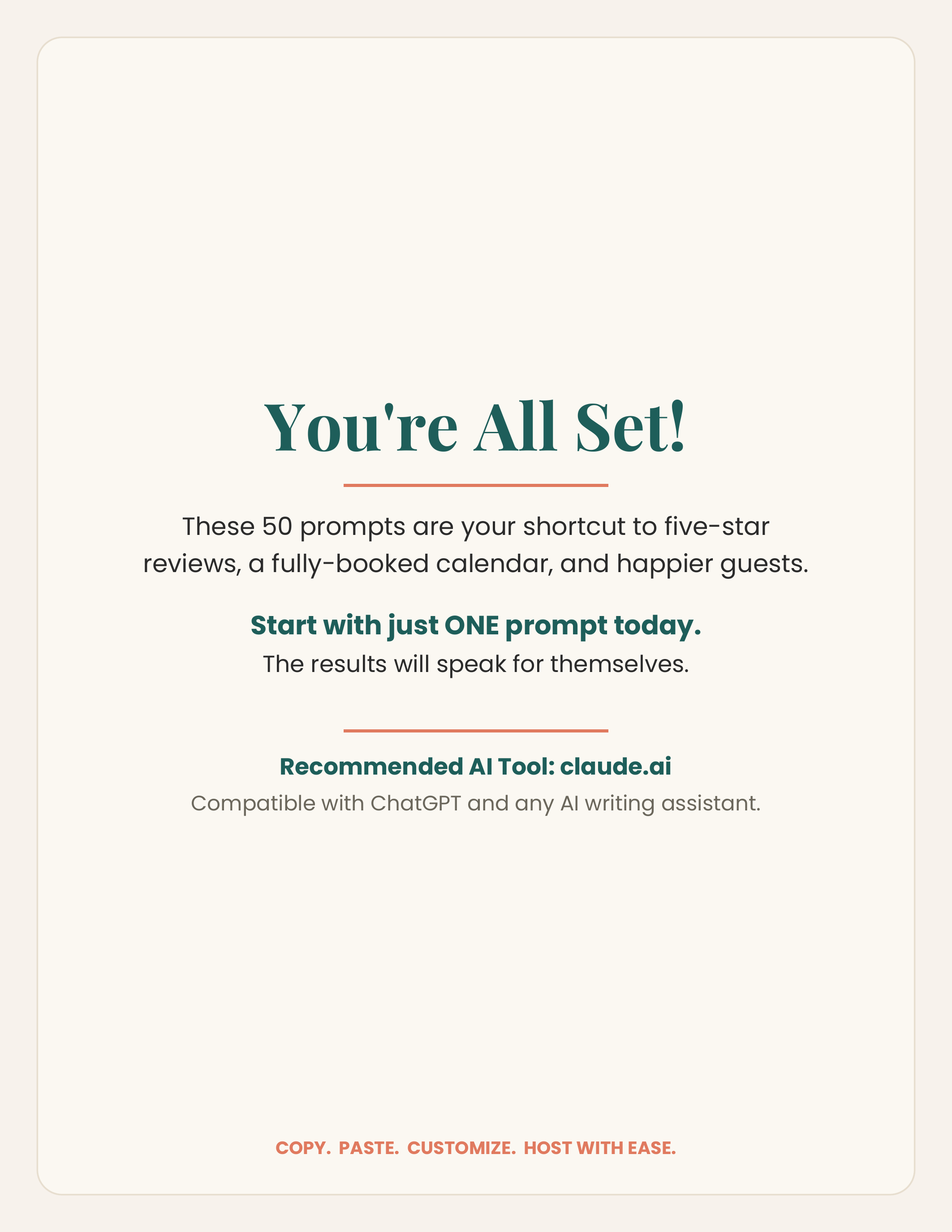 The Airbnb & Short-Term Rental Hosts' AI Advantage