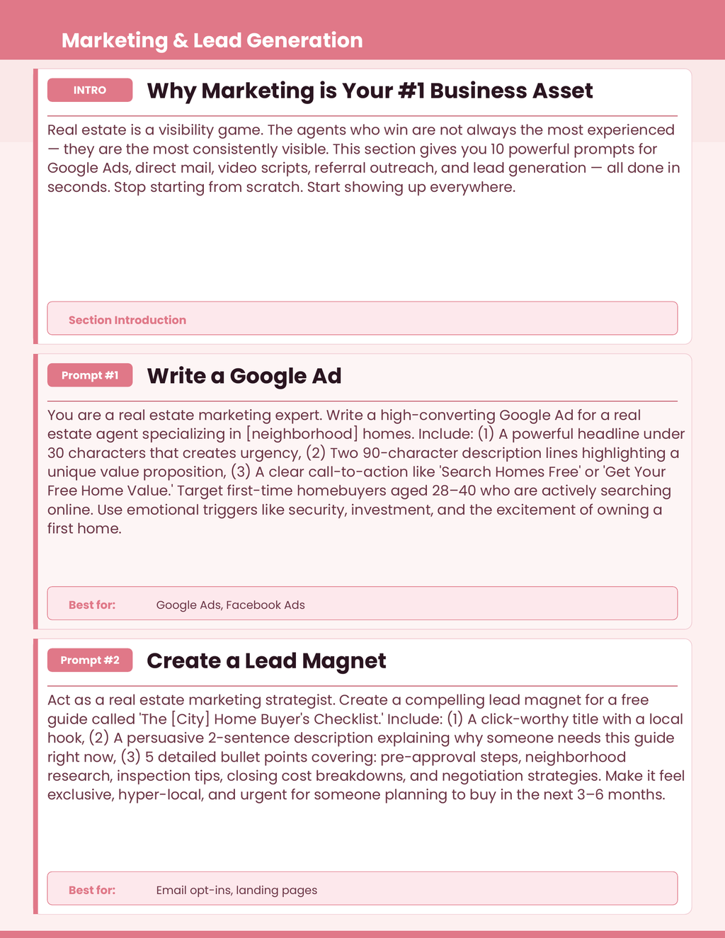 The AI Real Estate Agent Toolkit- Luxe Edition