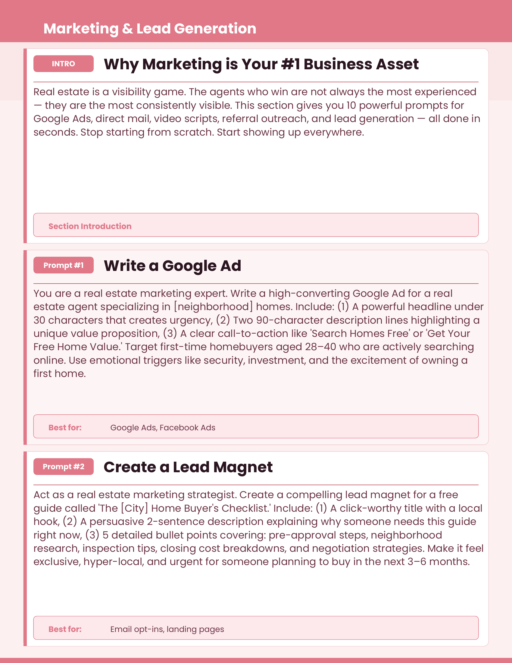 The AI Real Estate Agent Toolkit- Luxe Edition
